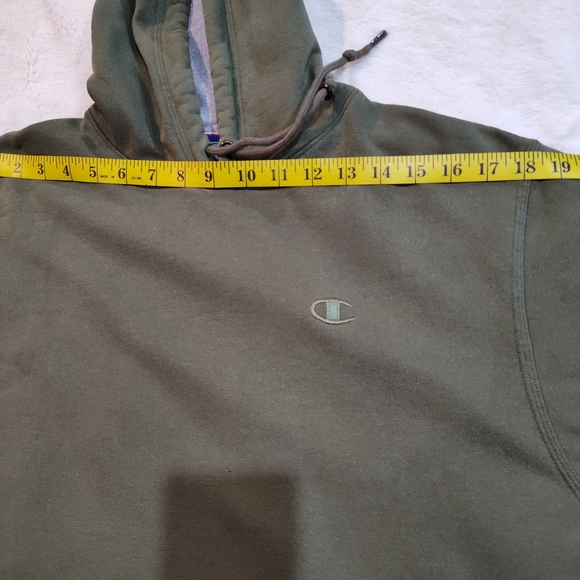Champion Olive Green Hoodie - Picture 7 of 16